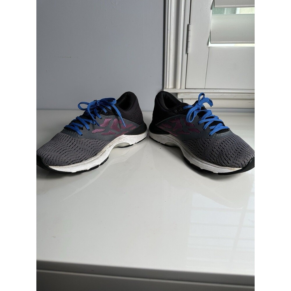 Asics Gel Flux 5 Women’s Running Walking Shoes Grey Black Size 6.5 (T861N) - Picture 4 of 8